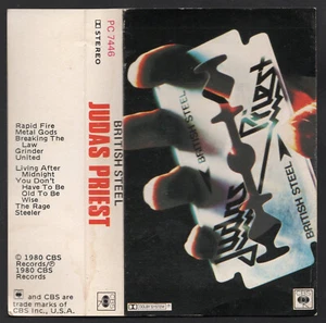1980 MUSIC AUDIO CASSETTE TAPE [ALBUM: BRITISH STEEL] GROUP: JUDAS PRIEST (AUST) - Picture 1 of 5