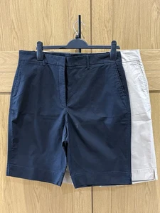 M&M Ladies cotton blend Knee Length Shorts 1 X Black 1 X Beige Size 16 New - Picture 1 of 10