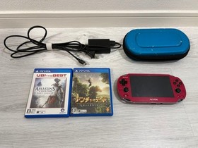 Excellent SONY PS Vita PCH-1000 ZA03 Cosmic Red Wifi