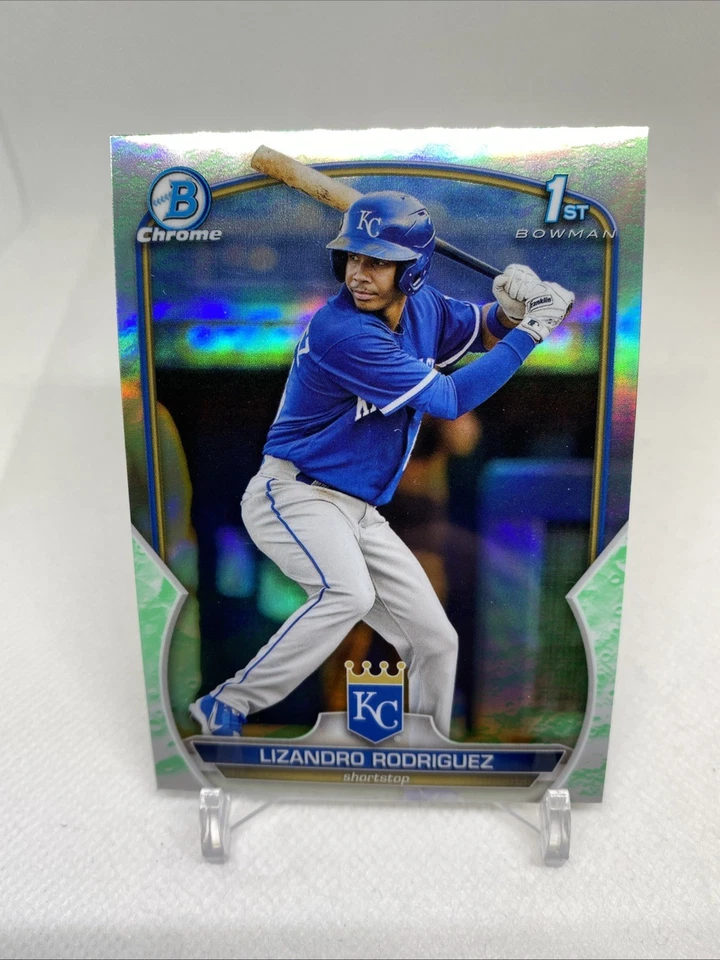 2023 Bowman Chrome Prospect Lunar Glow #BCP-47 Lizandro Rodriguez - Image 1 of 2