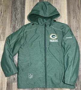 Green Bay Packers Winterjacke Herren Large Reebok On Field bestickt grün - Bild 1 von 14