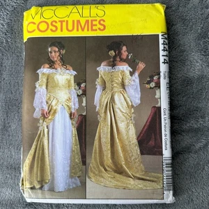 McCalls Pattern M4414 Renaissance Gown Dress Costume Sizes 14-20 Elegant Design - Picture 1 of 5