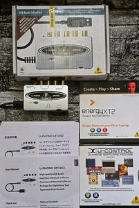 Behringer U-Phono UFO202 USB Audio Interface with Phono Preamp Pre-owned Works - Picture 1 of 14