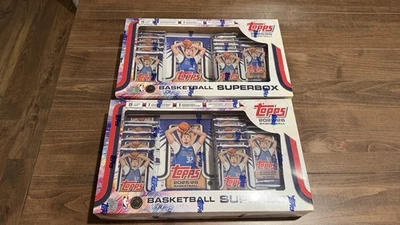 (Lot of 2) 2025-26 TOPPS BASKETBALL SUPERBOX  - 15 PACKS - 2 Boxes Cooper Flagg - Image 1 of 4