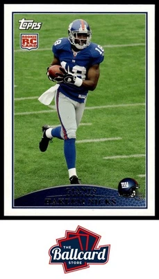 2009 Topps #335 Hakeem Nicks - Image 1 of 2