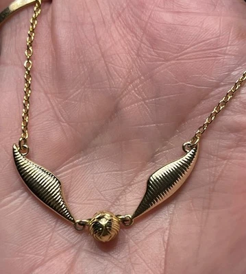 GOLDEN SNITCH JCM Brass On Entire18” Harry Potter FINE JEWELRY New-no OG Box - Image 1 of 4