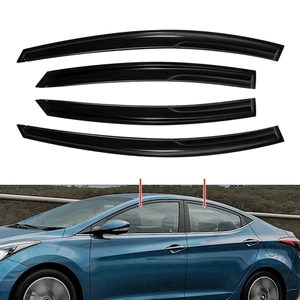 for Hyundai Elantra 11-2016 Side Window Vent Visor Sun Rain Deflector Guard 1F - Picture 1 of 10