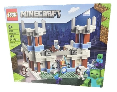 LEGO Minecraft: El Castillo de Hielo (21186) Nuevo (caja dañada) -A1 Foto 1 de 4