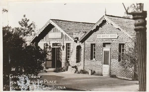 Vintage Postcard Photo Ghost Town, Knott's Berry Place, Buena Park, California - Picture 1 of 2