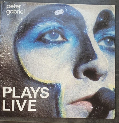 Peter Gabriel - Plays Live UK 2-LP Vinyl Record VG+/VG+ Play Tested - Image 1 of 3