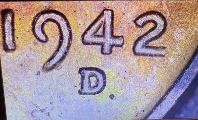 1942 D Wheat Cent Great Condition With RPM-010 - Image 1 of 4