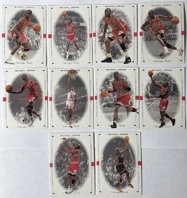 1998-99 Upper Deck SP Authentic Chicago Bulls Michael Jordan 10 Card Set #1-10 - Image 1 of 4