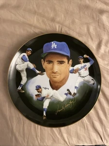 Sandy Koufax Signed Plate MLB 971/1000 Dodgers Paluso 1995 LE - Picture 1 of 7