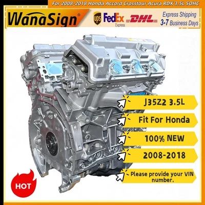 J35Z2 Engine Assembly For 2008-2018 Honda Accord Crosstour Acura RDX 3.5L SOHC - Image 1 of 4