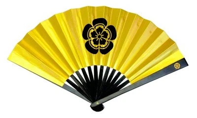 Abanico japonés de la guerra samurai Tessen Oda Nobunaga señor de la guerra feudal sengoku Foto 1 de 3