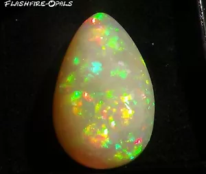 21,2ct. BRILLIANTER GEM WELO OPAL ORANGE-GOLD-GRÜN VIDEO FLASHFIRE-OPALS - Bild 1 von 6