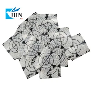 100pz Foglio Riflettore Misura 60x60mm 20/30/40/50/60/80/100mm per Stazione Totale - Foto 1 di 20