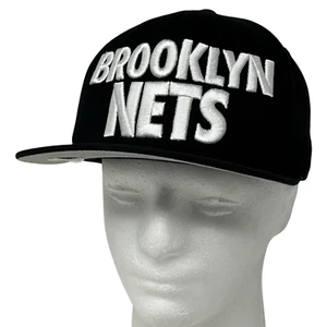 Brooklyn Nets Mütze Cap Spellout NBA Basketball Mitchell & Ness Snapback schwarz - Bild 1 von 10