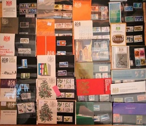 1964 - 1970 GREAT BRITAIN COMMEMERATIVE PRE DECIMAL PRESENTATION PACKS AS PRICED - Picture 1 of 52