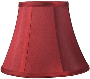 Softback Bell Lampshade, Faux Silk, 5"x 9"x 7",  Spider-Fitter, Many colors - Picture 1 of 14