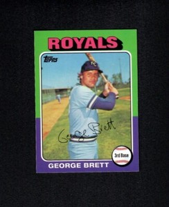 2010 Topps Cards Your Mom Threw Out CYMTO Original Back GEORGE BRETT Royals