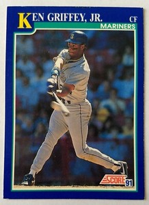 KEN GRIFFEY JR., 1991 SCORE #2, MARINERS