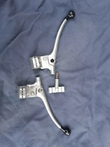 HANDLEBAR LEVERS CAFE RACER TLS FRONT BRAKE ATACHMENT & CLUTCH LEVER - Picture 1 of 4