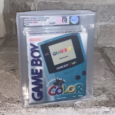 New Gameboy Color Teal Green Factory Sealed VGA 75 Graded - Image 1 of 4