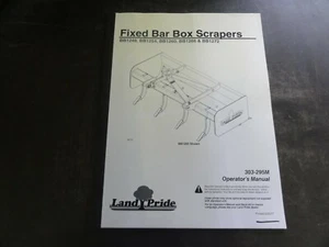LandPride BB1248 BB1254 BB1260 BB1266 BB1272 Box Scraper Operators Manual 2017 - Picture 1 of 6