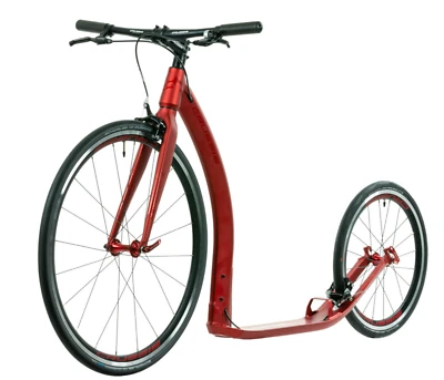 Crussis  One Road 4.2-2 red Alu Sport Tretroller - Bild 1 von 4