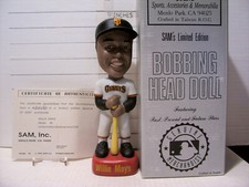 1994 SAM WILLIE MAYS BOBBLEHEAD SAN FRANCISCO GIANTS MINT IN BOX #2206