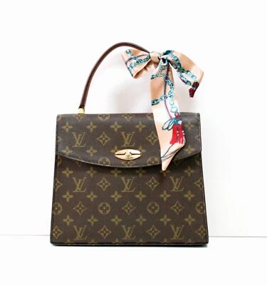 Подлинный Louis Vuitton монограмма Malesherbes сумка с короткими ручками Дамская сумка M51379 - Изображение 1 из 4