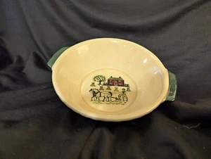 Metlox Poppytrail Homestead Provincial Replacement Basketweave Serving Bowl - Picture 1 of 16