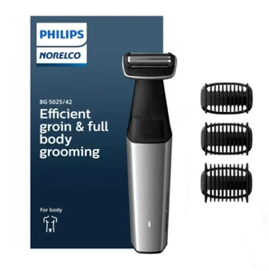 Philips Norelco Bodygroom Series 5000 Body & Groin Trimmer and Shaver BG5025/42 - Picture 1 of 6