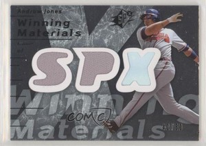 2007 SPx Winning Materials Dual Silver /50 Andruw Jones #WM-AJ