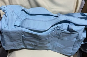 Gym Bag for Men or Women with Shoes Compartment and Wet Pocket Large Light Blue - Picture 1 of 4