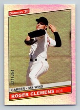 2020 Donruss Career Stat Line #220 Roger Clemens RETRO /354