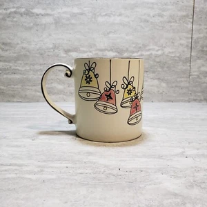 Ivory Holiday Colorful Bells Mug Spectrum Designz - Picture 1 of 13