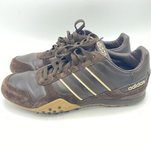 adidas leather brown
