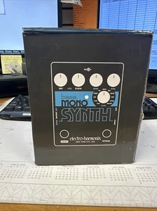Used Electro-Harmonix EHX Bass Mono Synth Synthesizer Guitar Pedal-38346-1 MKA - Picture 1 of 3