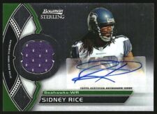 2011 Bowman Sterling #BSARSRI Sidney Rice Autograph Jersey