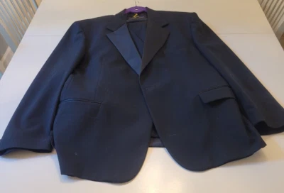 Chaqueta Esmoquin Lord Wests Negra XL Chaleco XL Pantalones 43 R DETALLES SATINADOS Foto 1 de 4