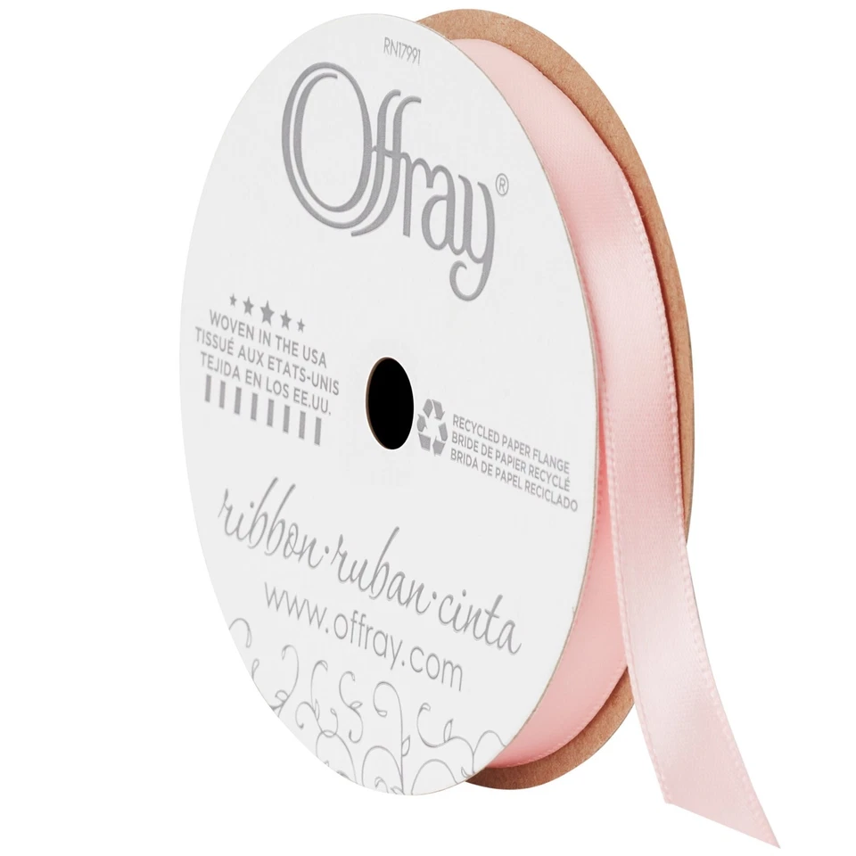 Offray 12 pk Satin Carnation 3/8 inch Ribbon 6 Yards Brand New - Image 1 of 1