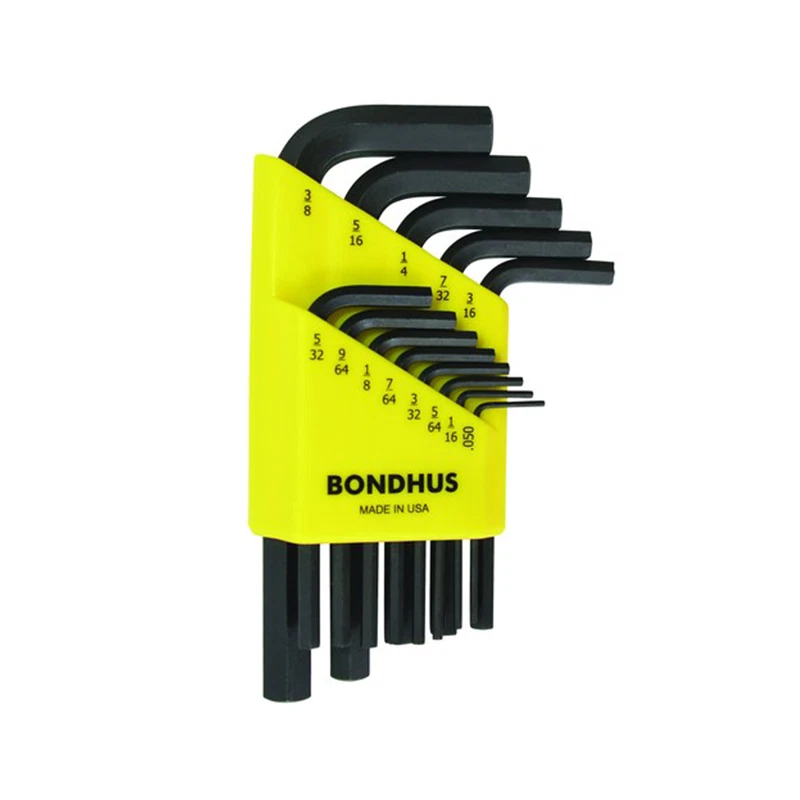 Bondhus 12236 ProGuard Hex End L-Wrenches Set, .050" - 3/8", 13 Pc. - Image 1 of 1