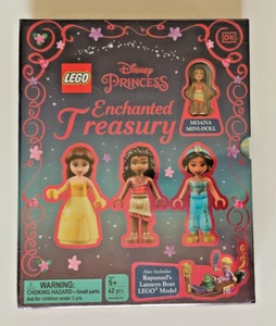 Lego Disney Princess Enchanted Treasury Book Moana & Rapunzel Minifigs New - Picture 1 of 4