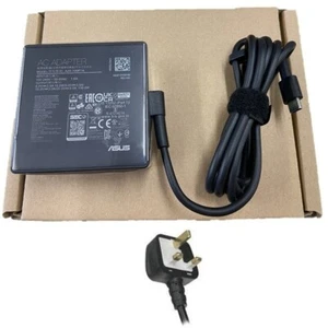 Asus 100w USB-C charger genuine A20-100P1A ac adapter USB type C 0A001-01090100 - Picture 1 of 1