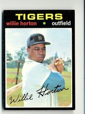 1971 TOPPS DETROIT TIGERS WILLIE HORTON #120 EX MT  