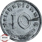 J375  10 Pfennig ALLIIERTE BESATZUNG von 1948 F in VZ zaponiert  13411212