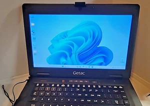 GETAC S400G2 I5-3320M 2.6GHz 14" TouchSc NoCaddy 8GbRm 120GbSSdCdBay Wi11 BadBat - Picture 1 of 24