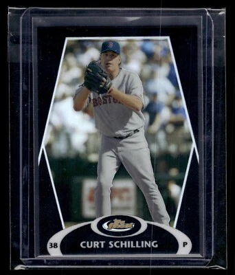 2008 Topps Finest Black Refractor #52 Curt Schilling 79/99 Red Sox - Image 1 of 2